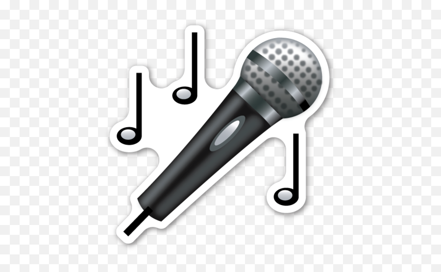 Microphone Emoji Transparent Png Clipart Free Download - Emoji Microfone Png,Mic Emoji