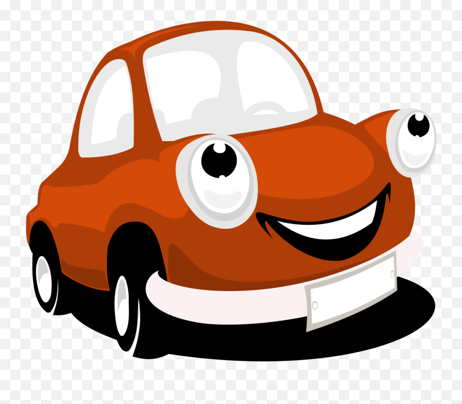 Animated Car Clip Art - Cartoon Car Clipart Png Emoji,Car Grandma Flower Emoji