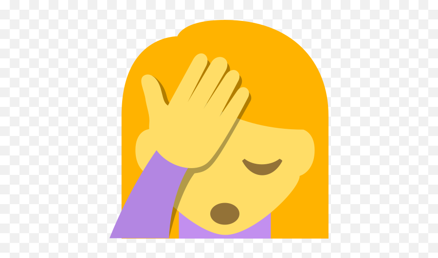 Emojione 1f926 - Headache Smiley Emoji,Raise Hand Emoji