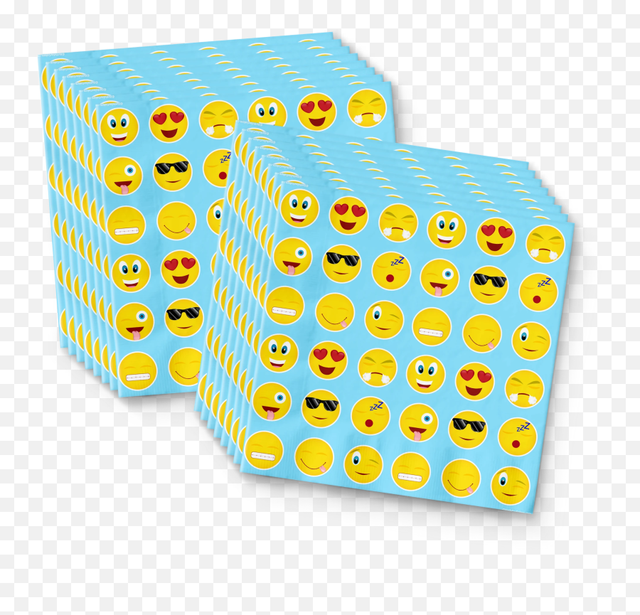 Emoji Birthday Party Tableware Kit For - Clip Art,Emoji Napkins