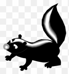 Skunk Vector Emoji - Skunk Free Clipart,Skunk Emoji