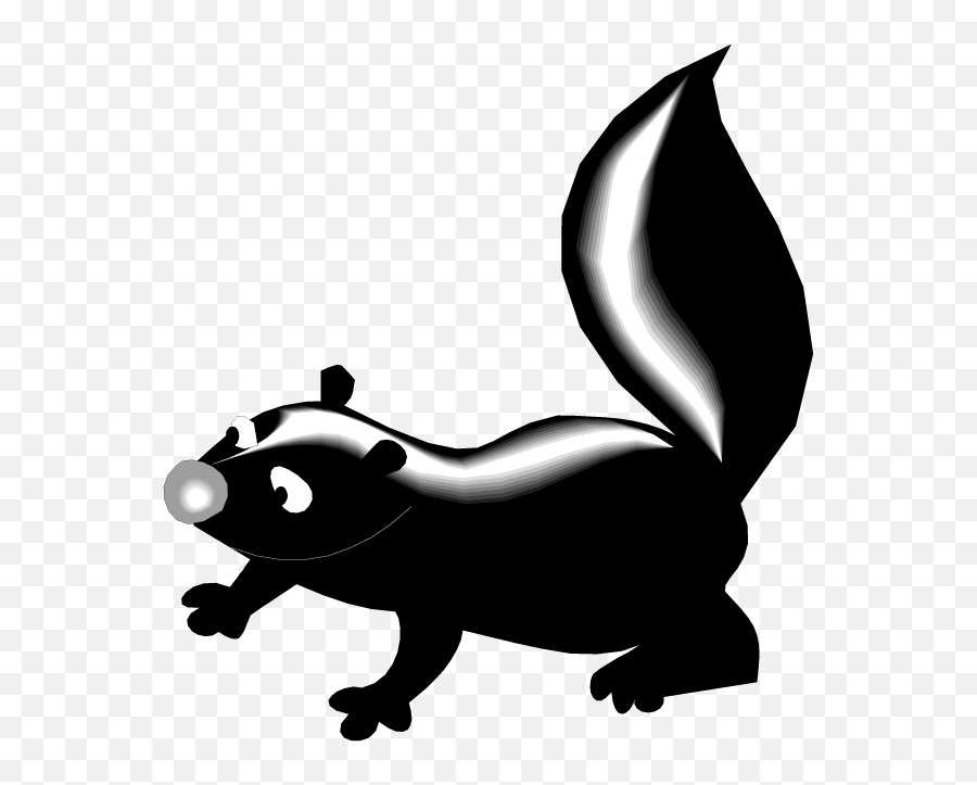 Skunk Vector Emoji - Skunk Free Clipart,Skunk Emoji