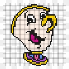 Kandi Patterns - Pixel Art Beauty And The Beast Emoji,Twerk Emoticon