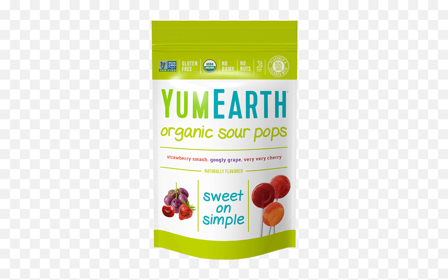 Sour Lollipops - Yum Earth Organic Sour Pops Emoji,Candy Sour Face Lemon Pig Emoji