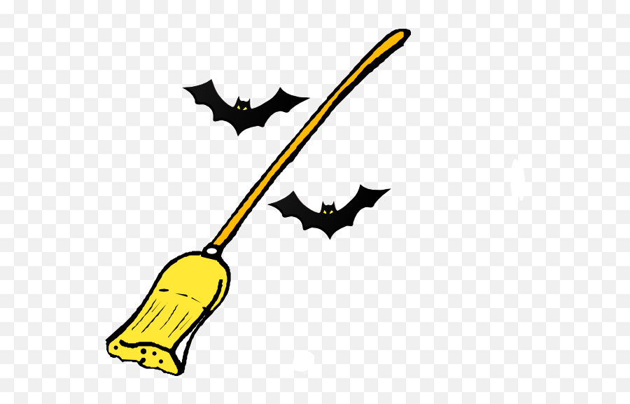 Broom Clipart Cartoon Broom Cartoon - Broom Witch Clipart Emoji,Broomstick Emoji