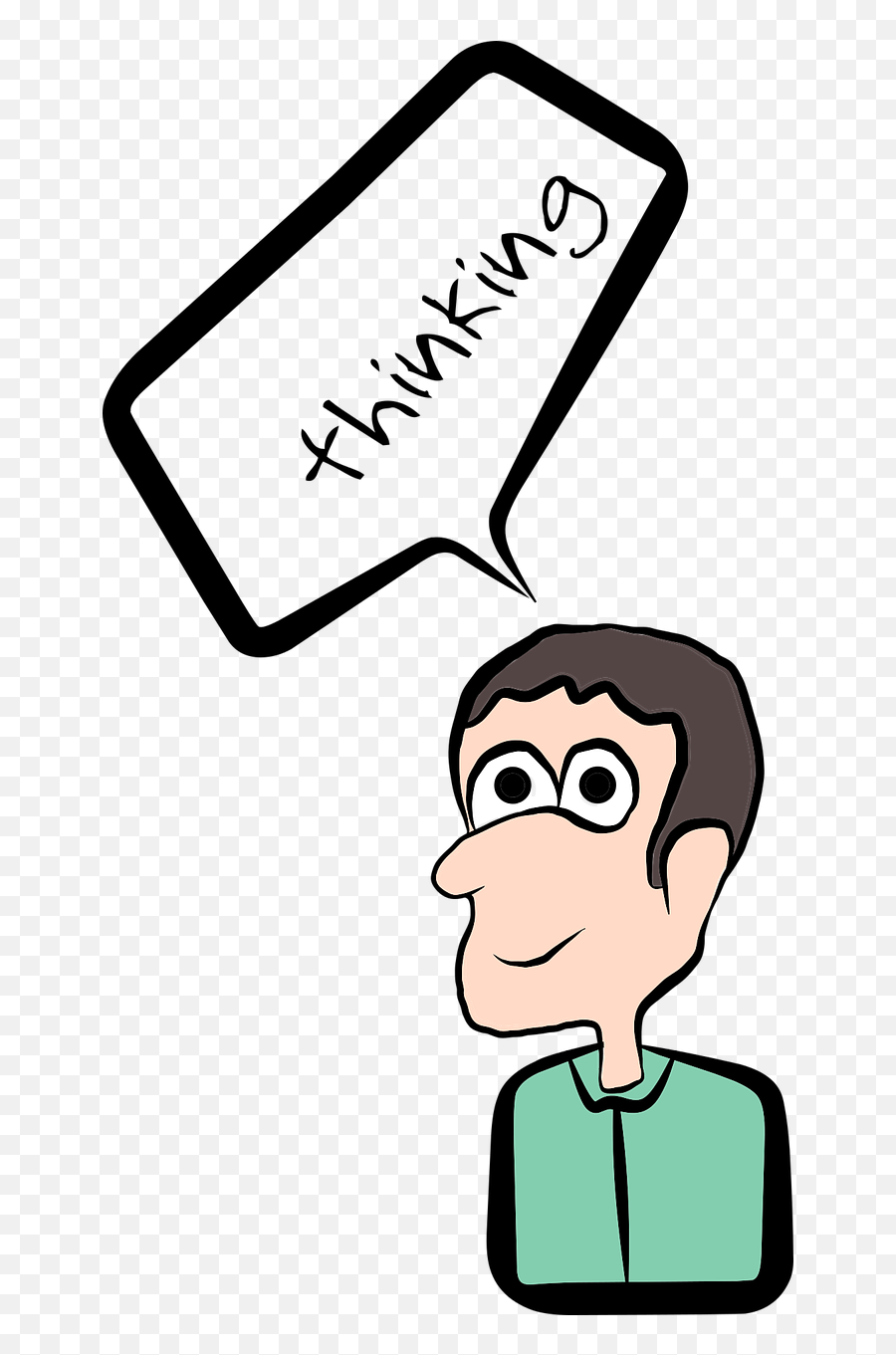 Thinking Text Order Choice Clipart - Kartun Orang Berpikir Png Emoji,Thought Balloon Emoji