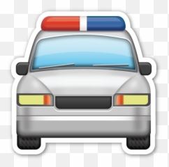 Oncoming Police Car - Emoji Police Car,Cop Emoji
