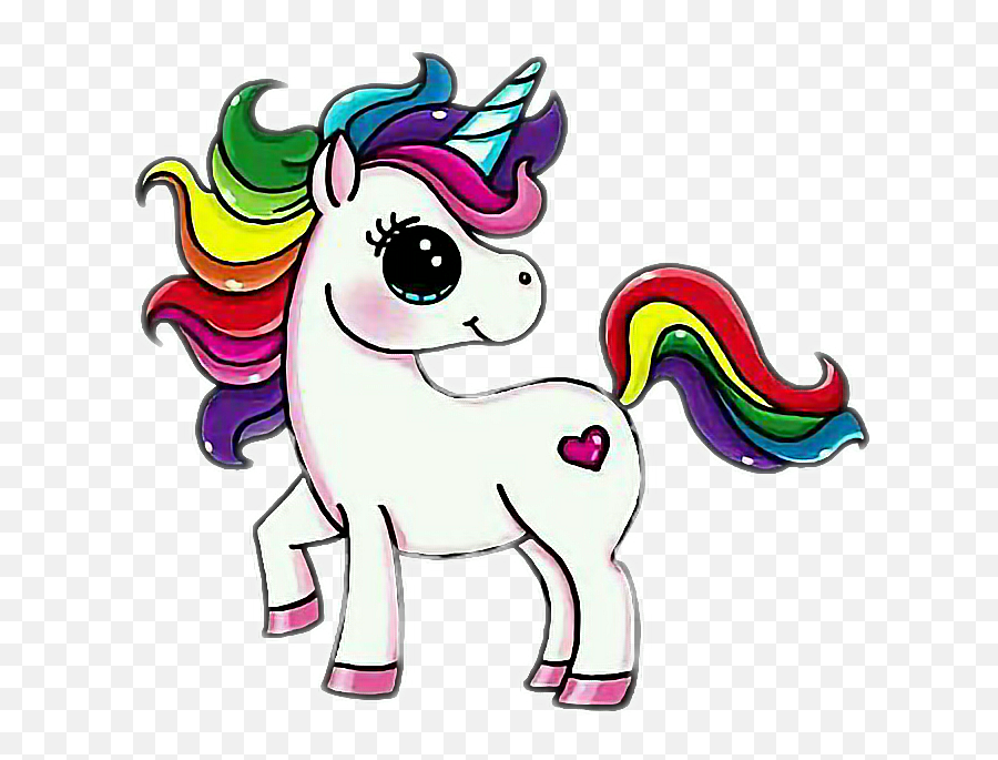 Clipart Puppy Unicorn Transparent - Cute Drawing Unicorn Emoji,How To Draw A Emoji Unicorn