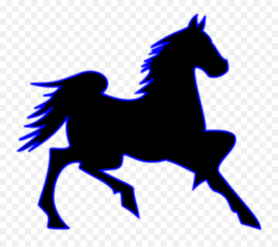 Horse Run Stop - Colt Horse Clip Art Emoji,Night Horse Emoji