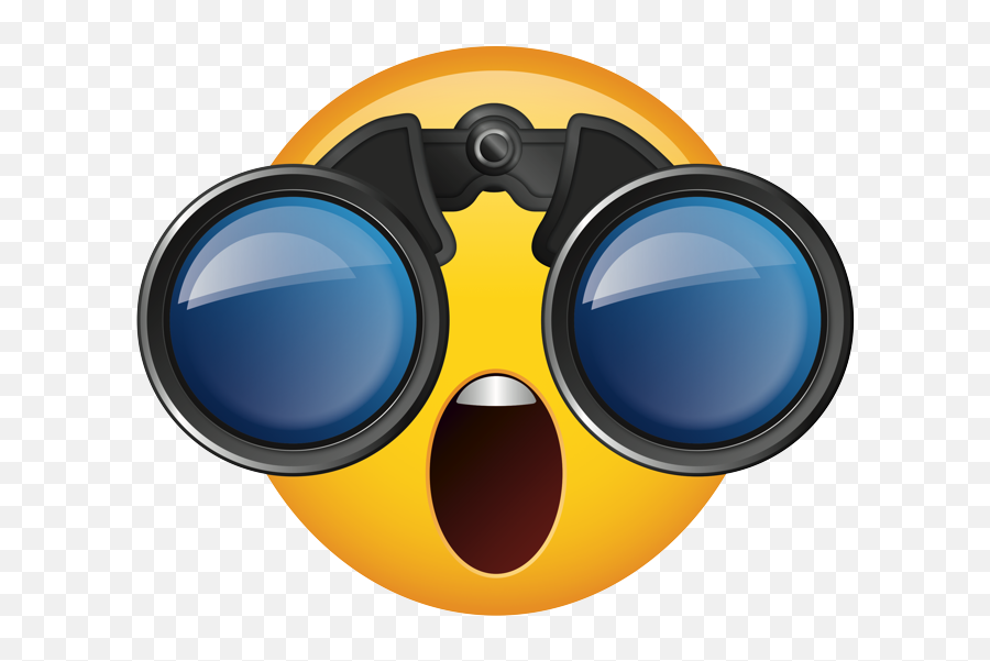 Emoji - Emoji Looking With Binoculars,Emoji With Binoculars