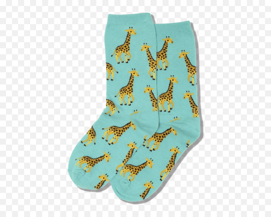 Kids Giraffe Crew Socks - Sock Emoji,Yarn Emoji
