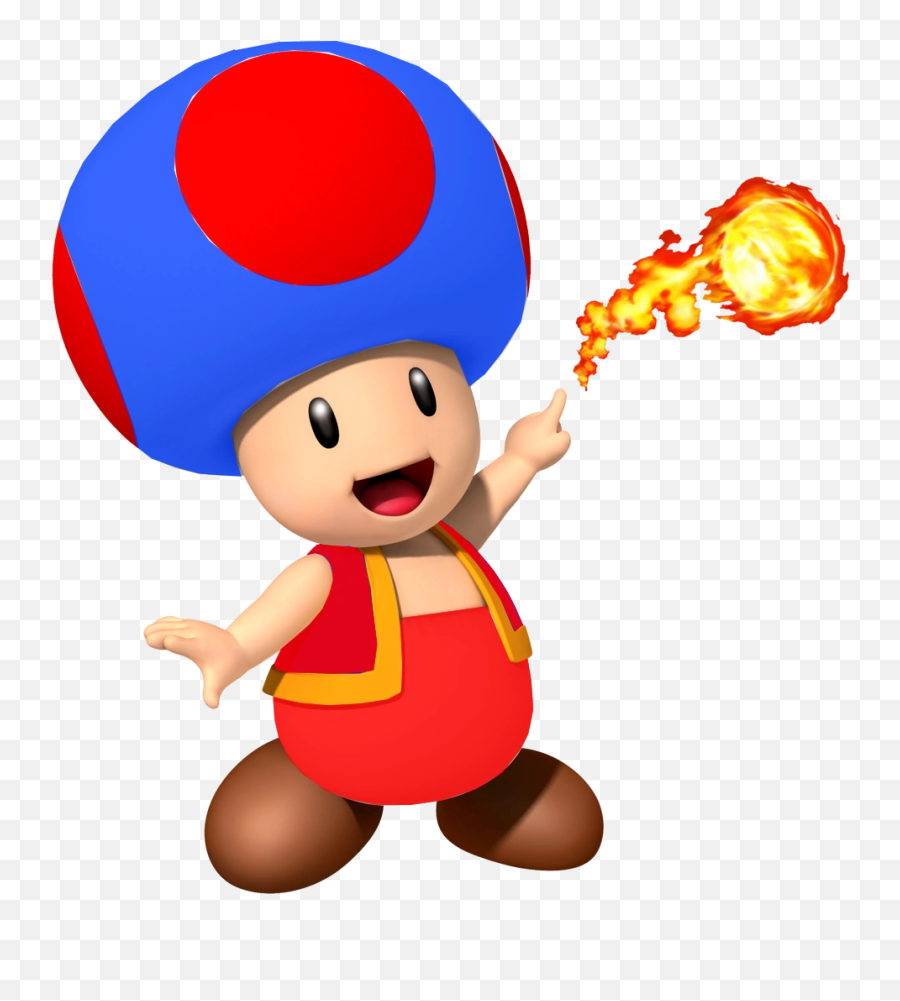 Fire Mario - Super Mario Fire Blue Toad Emoji,Tengu Mask Emoji
