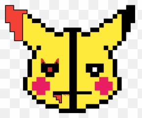 Pixilart - Dark and Good side of Piketchu by Eljen Pixel Art Pikachu Emoji