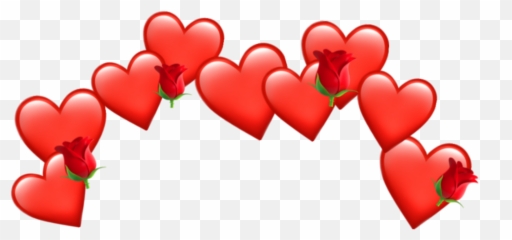 Download Hd Crown Heart Tumblr Emoji Red Aesthetic - Kermit The Frog