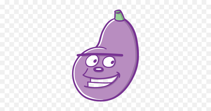 Aubergine Boys Eggplant Stickers By Blake Jones By Connor Hill - Clip Art Emoji,Aubergine Emoji