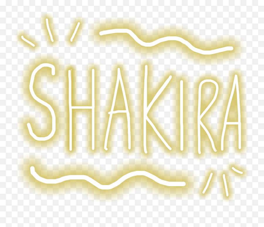 Like Shakira Too She Is My Favourite - Calligraphy Emoji,Latino Emoji