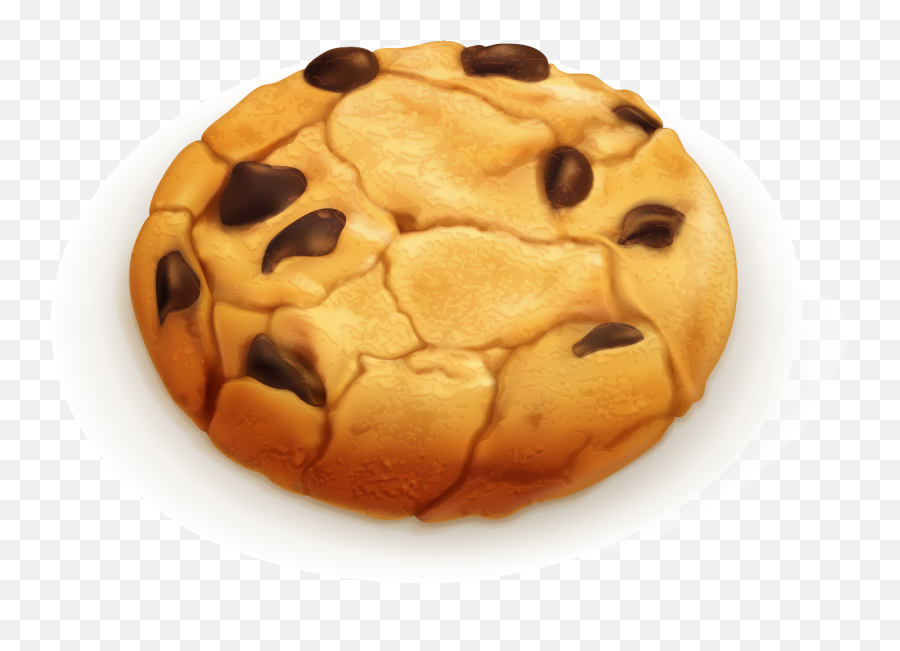 Chocolate Chip Cookie Sugar Cookie - Biscuit Png Download Cookie Clipart Emoji,Biscuit Emoji