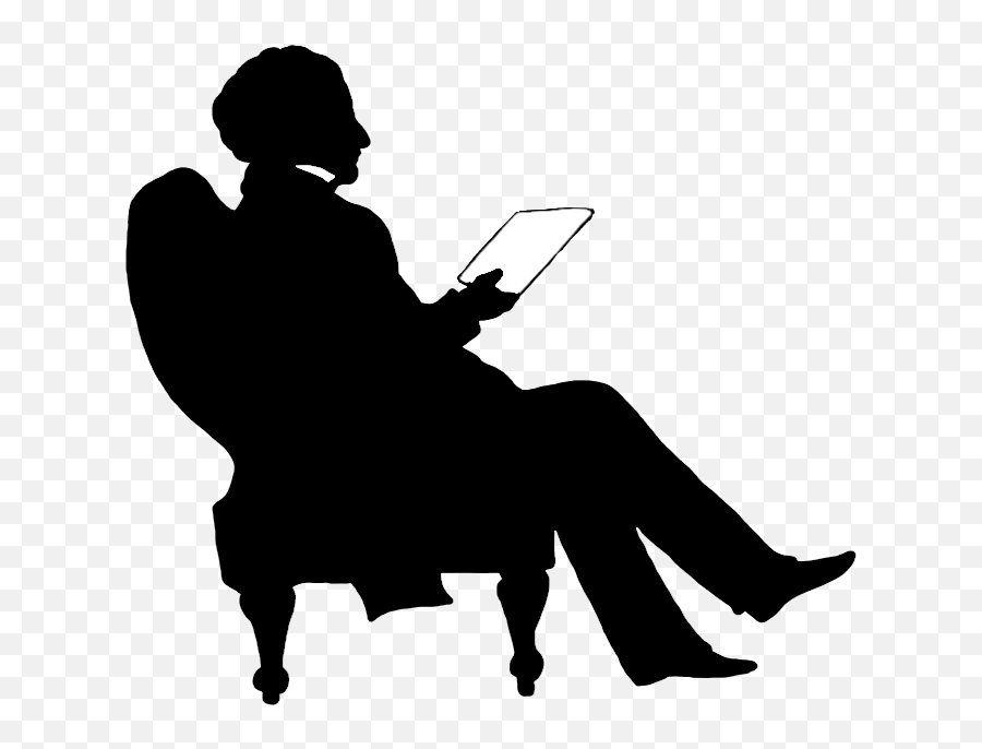 Reading Book Jpg Free Stock Png Files - Old Man Silhouette Reading Emoji,Man Book Emoji