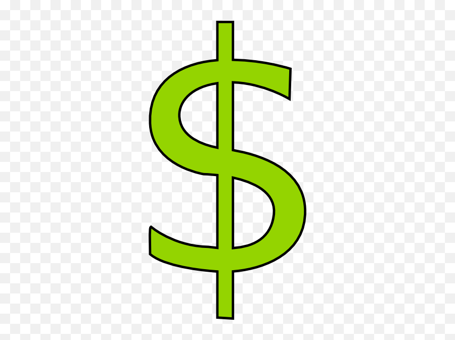 Dollar Symbol Clip Art - Clipartsco Money Sign Cartoon Transparent Background Emoji,Dollar Sign Eyes Emoji