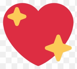 Corazón brillante clipart Dibujos animados descargar gratis - Heart Emoji Png