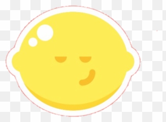 Lemonsmug - Circle Emoji,Lemon Emoji