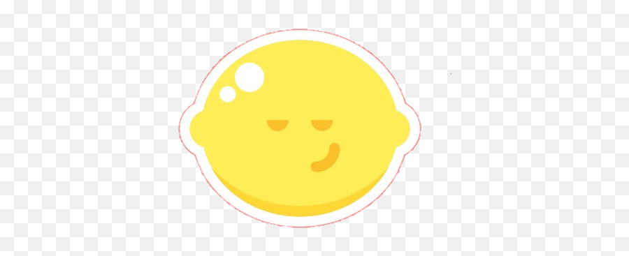 Lemonsmug - Circle Emoji,Lemon Emoji