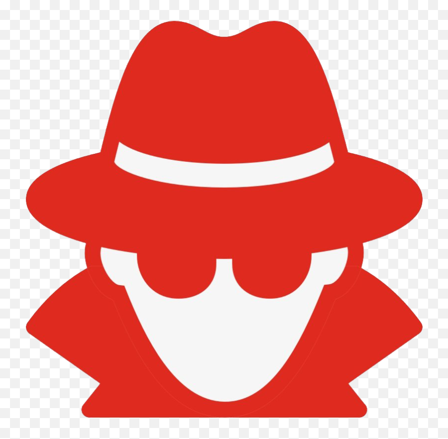 Spy Clipart Transparent - Png Download Full Size Clipart Spy Cartoon Black And White Emoji,Spy Emoji