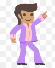 Man Dancing Emoji Clipart -