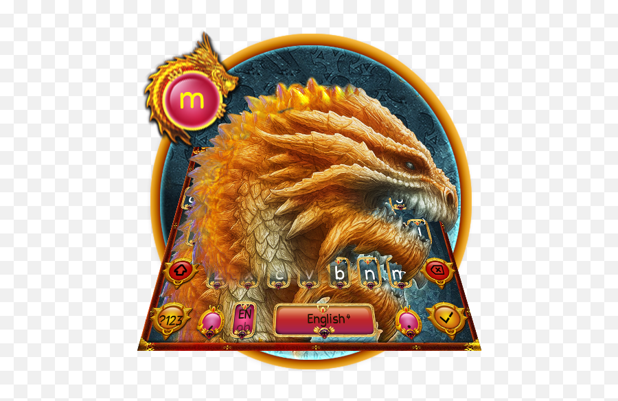 Golden War Of Dragon Keyboard U2013 Appar På Google Play - Dragon Emoji,Drake Emojis