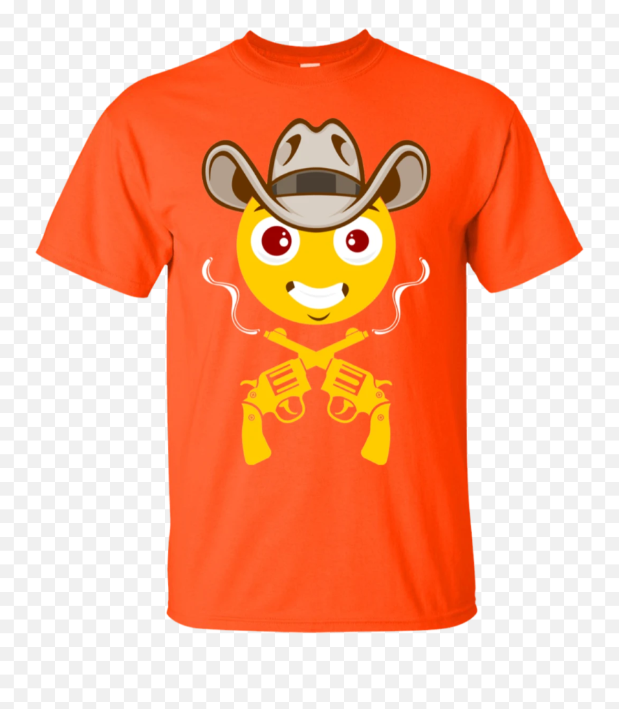 Cowboy Hat Emoji Tshirt Smiley Happy Face Cartoon Horse - Kung Pow Betty,Active Emoji