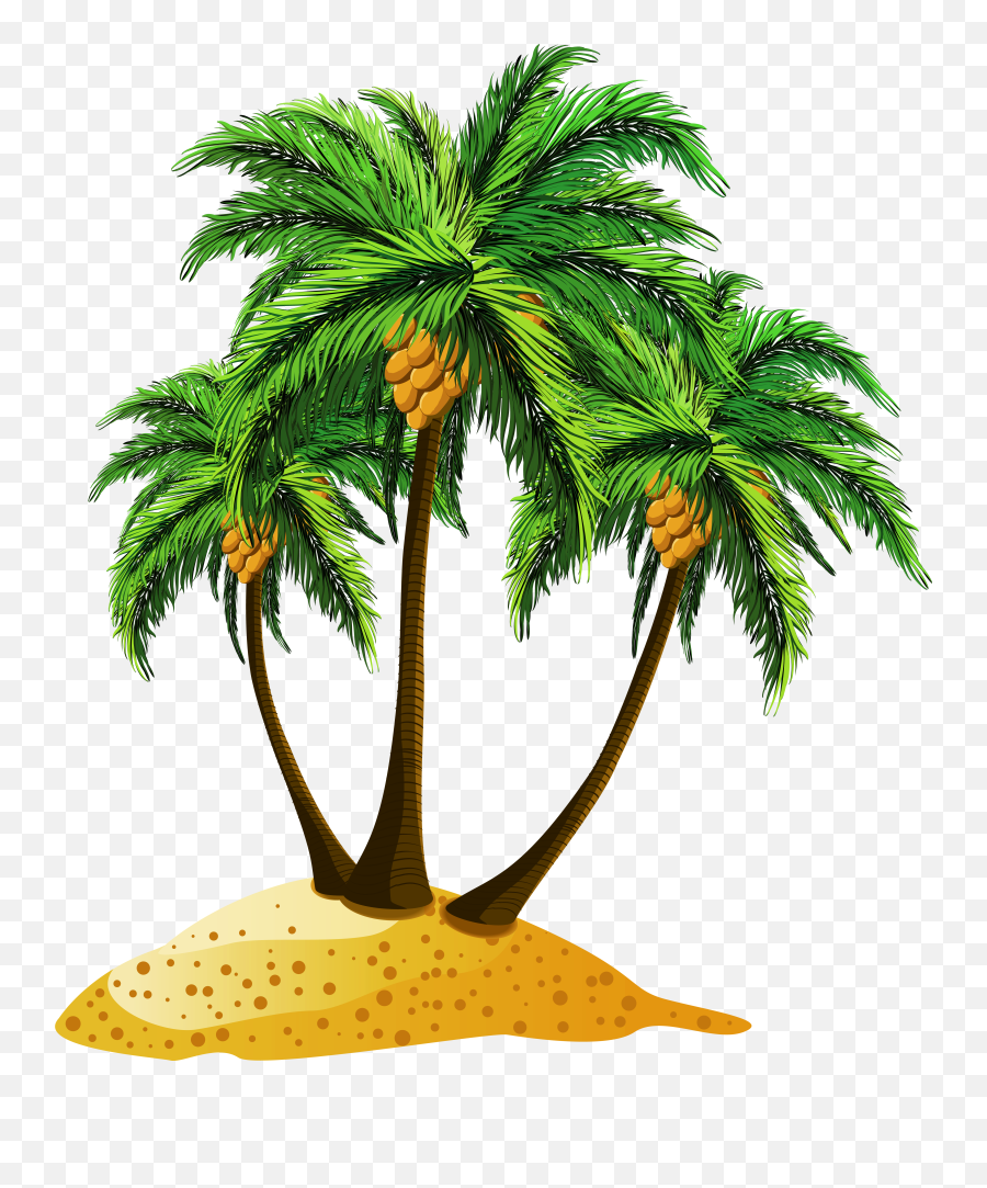 Palm Tree Beach Png Full Size Png Download Seekpng Emoji,Beach Emoji Png