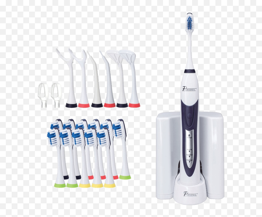 Pursonic S520 Electric Toothbrush With 12 Brush Heads - Pursonic S520 Emoji,Is There A Toothbrush Emoji