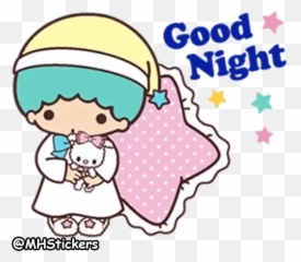 Little twin stars WhatsApp Stickers - Cloud Girly Emoji