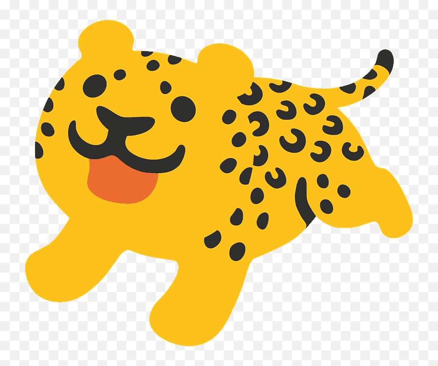 Leopard Emoji Clipart Free Download Transparent Png - Android Leopard Emoji,Wildcat Emoji