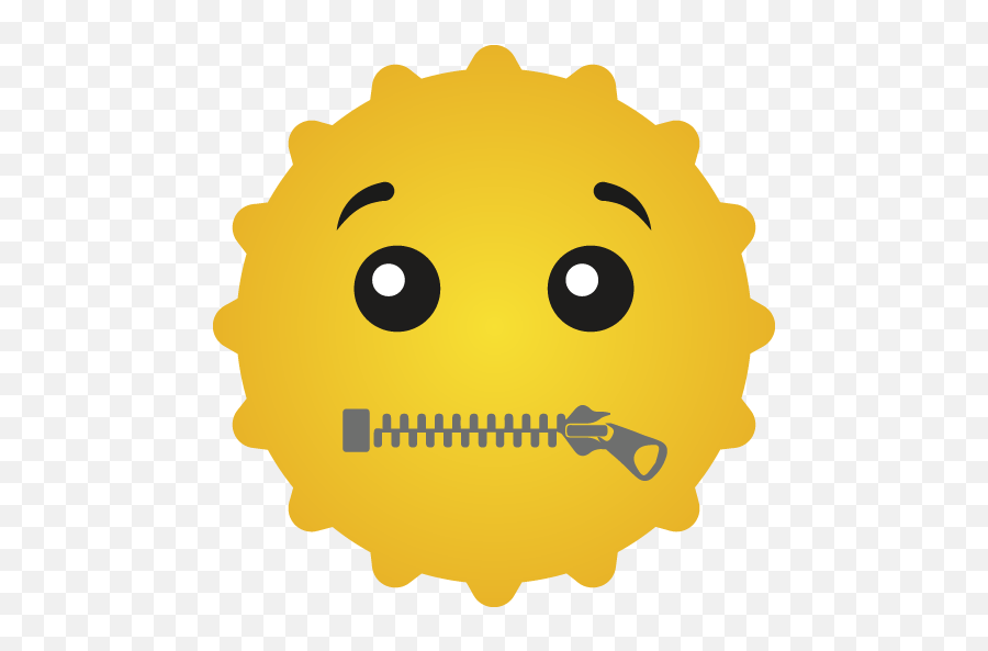 The New Sinalco Emoji - Vector Graphics,Be Quiet Emoji