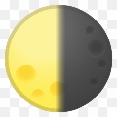 Last Quarter Moon Icon - Luna Ultimo Quarto Png Emoji