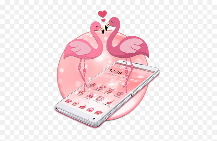 Charming Flamingo Theme - Flamingo Emoji,Pink Flamingo Emoji