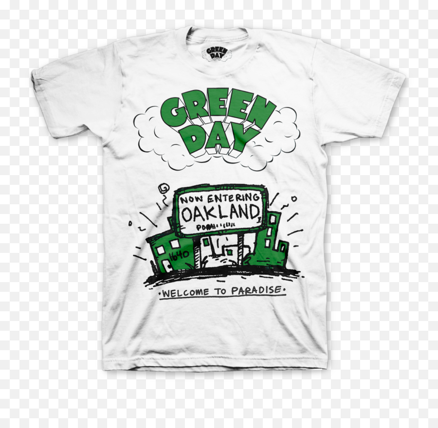 Welcome To Paradise T - Green Day Pulling Teeth T Shirt Emoji,Dookie Emoji