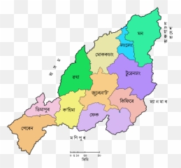 Nagaland District Map As - Clear Emoji