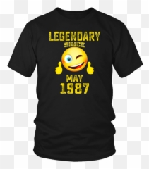 Emoji Legendary Since May 1987 31st - Smiley