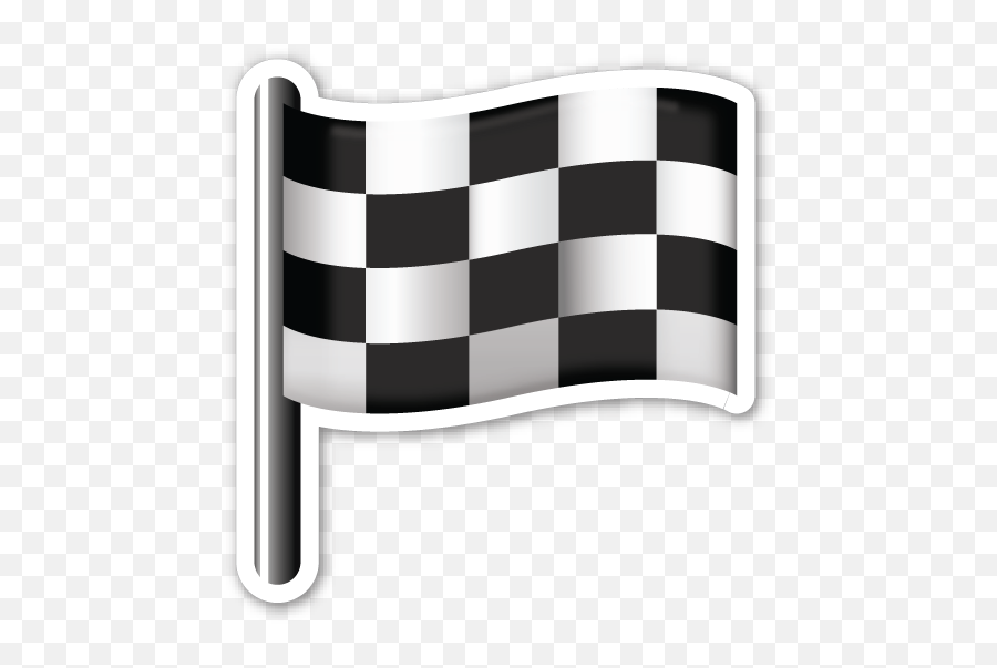 Checkered Flag Emoji Stickers Emoji - Checkered Flag Emoji Png,Club Pill Emoji