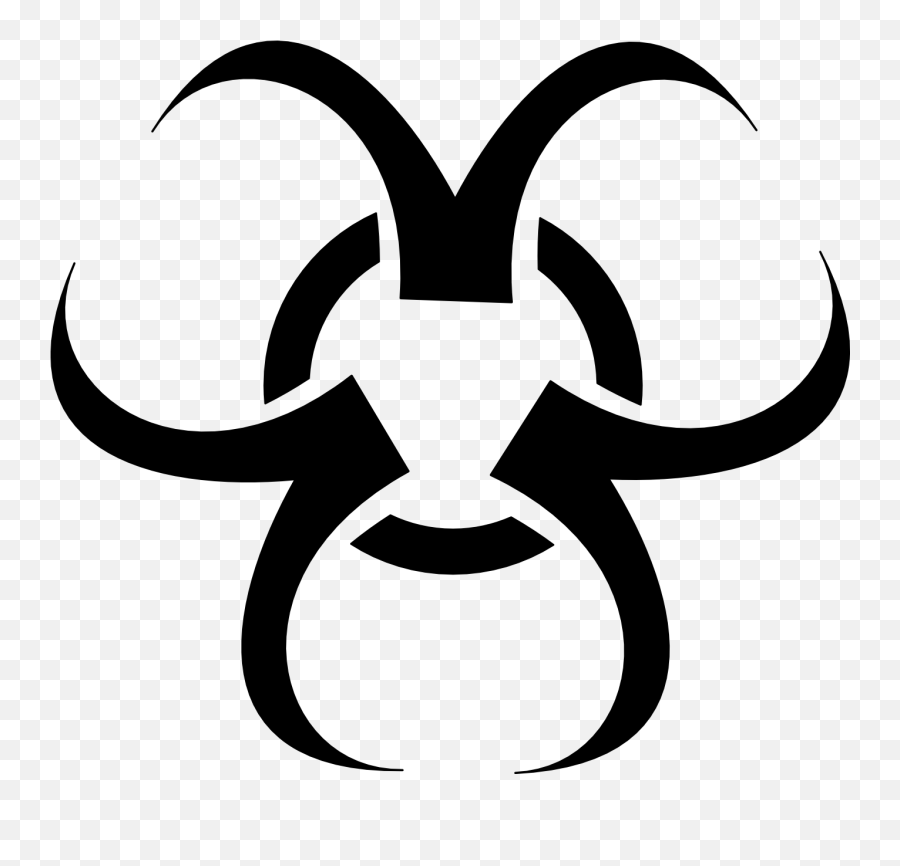 Demon Clipart Logo Demon Logo Transparent Free For Download - Cool Symbpl Emoji,Biohazard Emoji