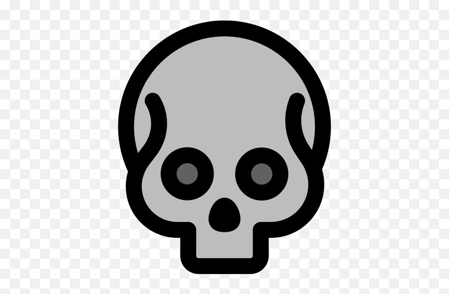 Skull - Clip Art Emoji,Skull Emoticons