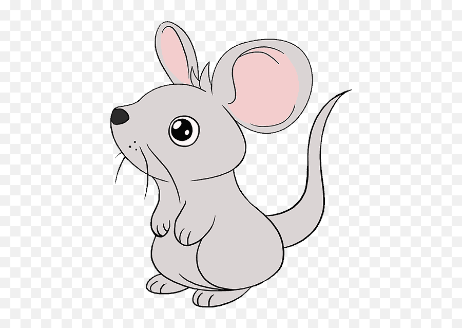 How To Draw A Mouse Step - Bystep Tutorial Easy Drawing Draw A Cartoon Mouse Emoji,Mice Emoji