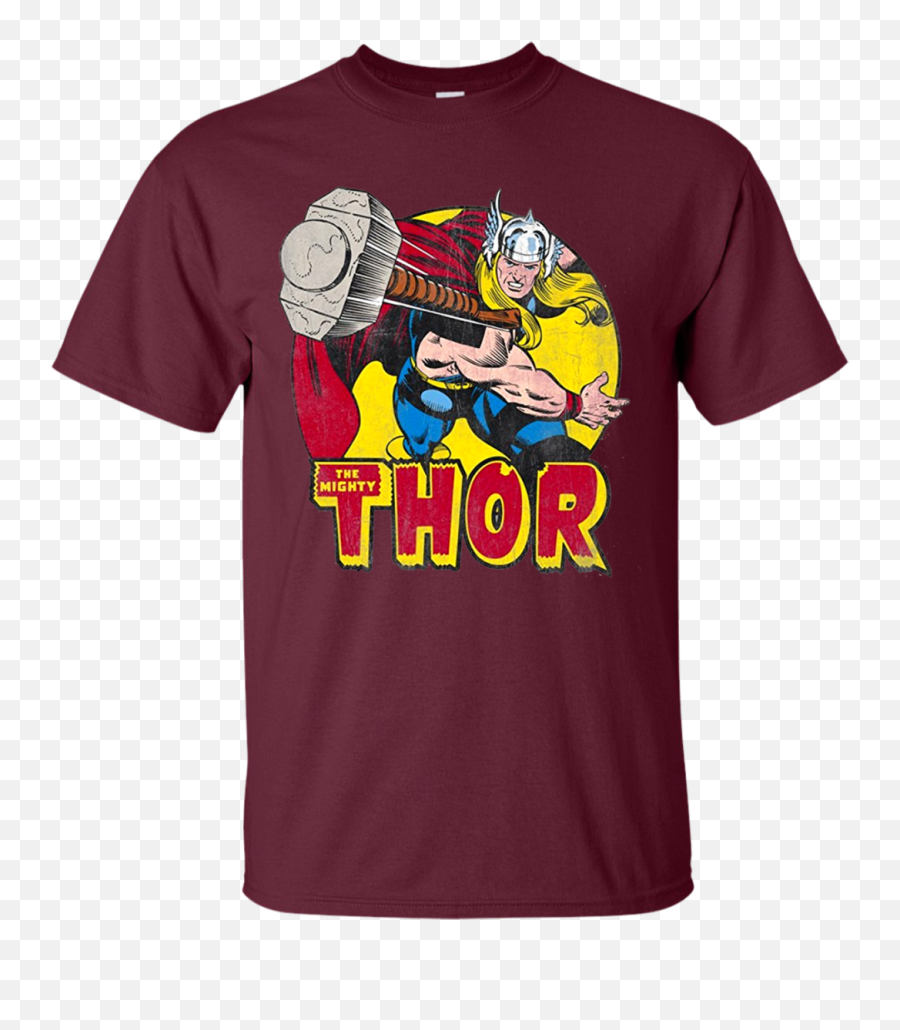 Vintage Graphic T Shirt Hoodie Sweater - Thor Classic Throw Hammer Emoji,Thor Hammer Emoji