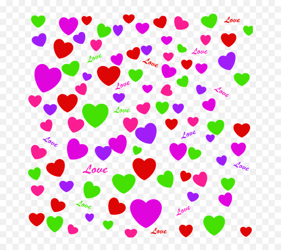 Whatsapp Este Es El Significado De Los Colores En Los - Love Background Pattern Hd Emoji,Emojis Corazon