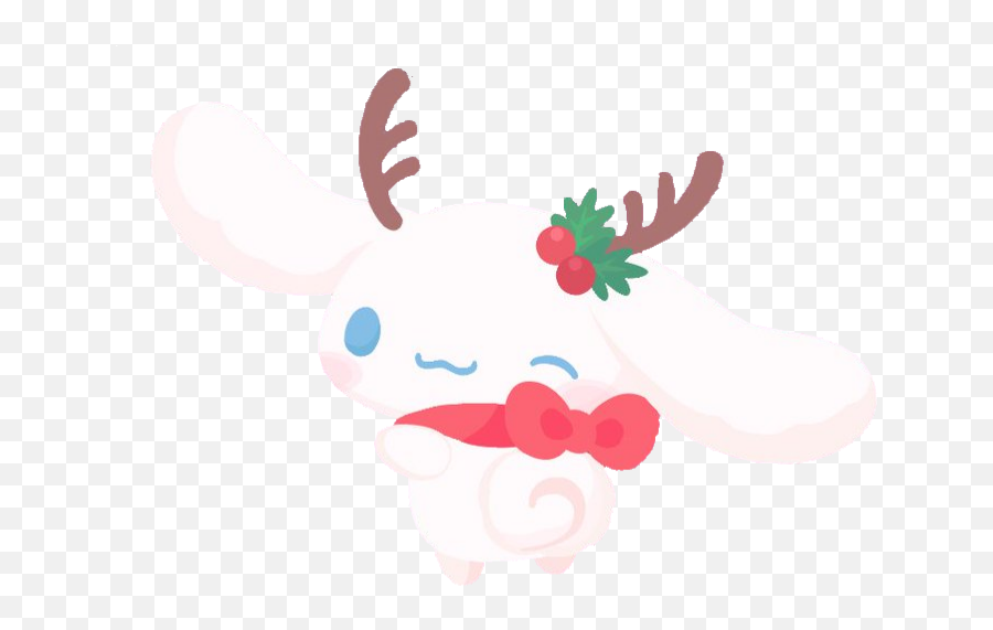 Cinnamonroll Christmas Sanrio Deer Sticker By - Soft Emoji,Deer Emoji