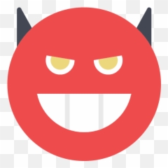 Devil Vector Icons Free Download In Svg - Wide Grin Emoji