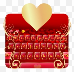 Golden Copper Heart Typewriter 10001006 Download Android APK - Office Equipment Emoji