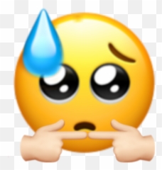 Sorry Emoji Sticker - Im Shy